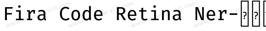 Fira Code Retina Ner字体转换